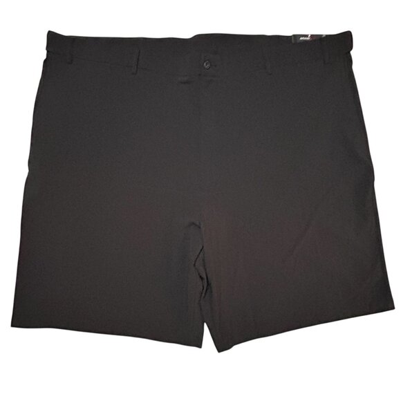 Grand Slam Men's Big Tall Size 54 x 10" inseam Flat Front Golf Shorts Black NWT - Picture 1 of 10